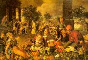 Market Scene with Christ and the Adulteress Pieter Aertsen
